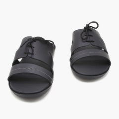 Men's Slipper - Black, Men's Slippers, Chase Value, Chase Value