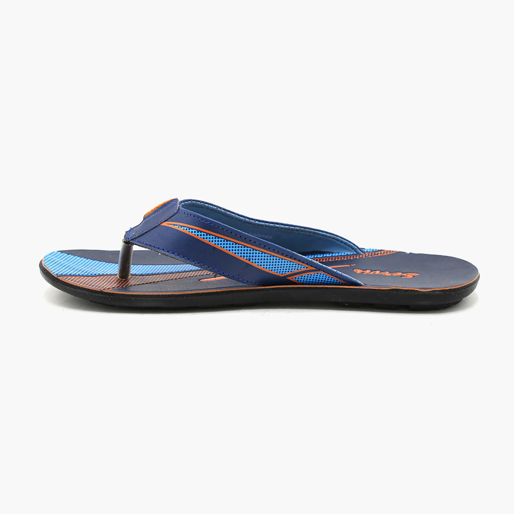 Men's Flip Flop Slipper - Blue, Men's Slippers, Chase Value, Chase Value