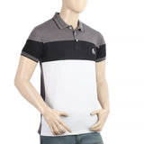 Men's Half Sleeves Polo T-Shirt - Grey, Men, T-Shirts And Polos, Chase Value, Chase Value