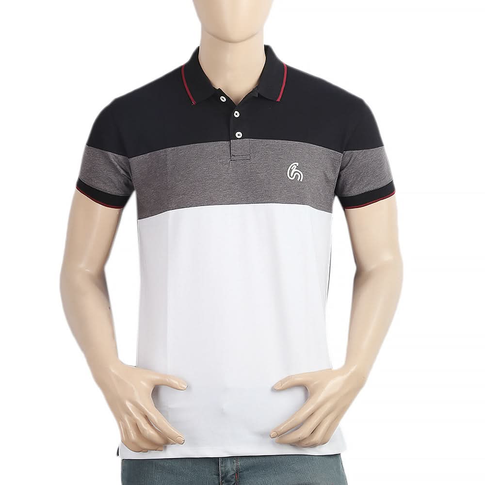 Men's Half Sleeves Polo T-Shirt - Black, Men, T-Shirts And Polos, Chase Value, Chase Value