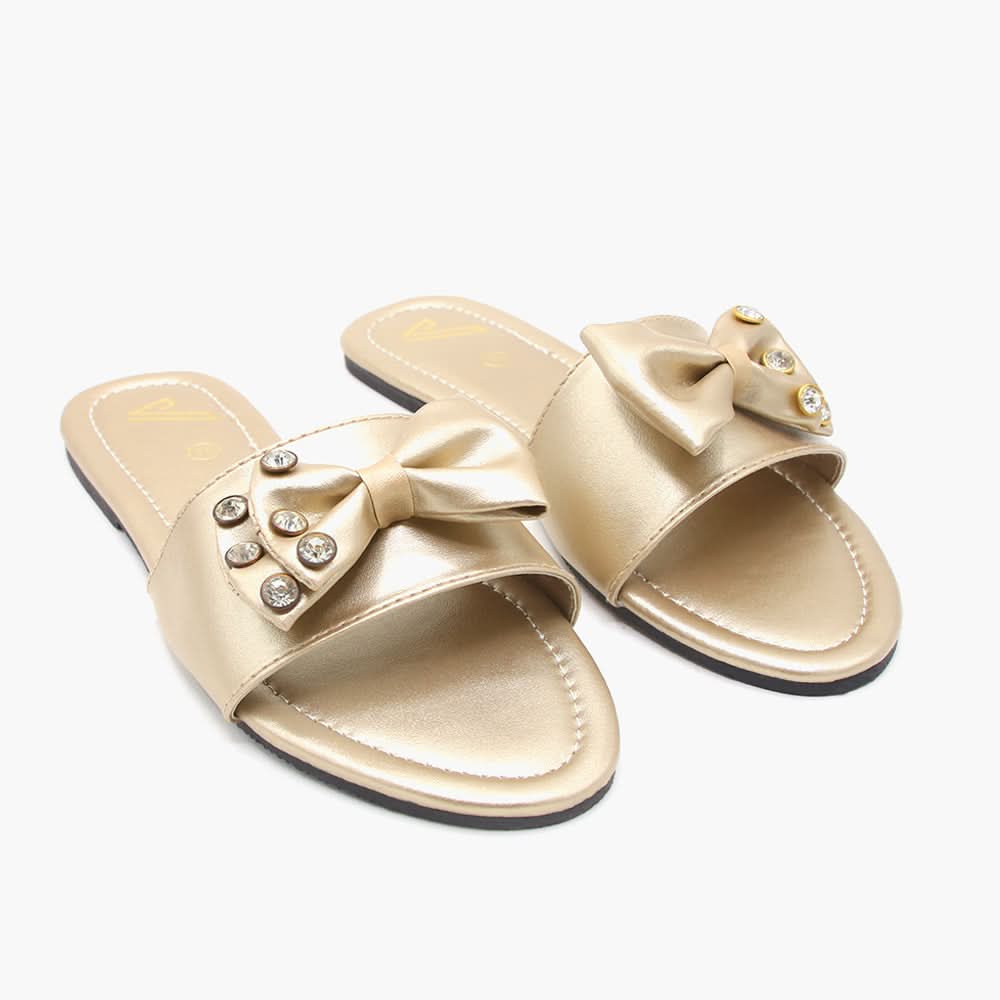 Women's Slipper - Golden, Women Slippers, Chase Value, Chase Value