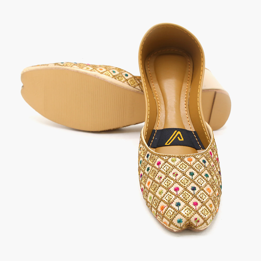 Women's Khussa - Fawn, Women Khussa, Chase Value, Chase Value