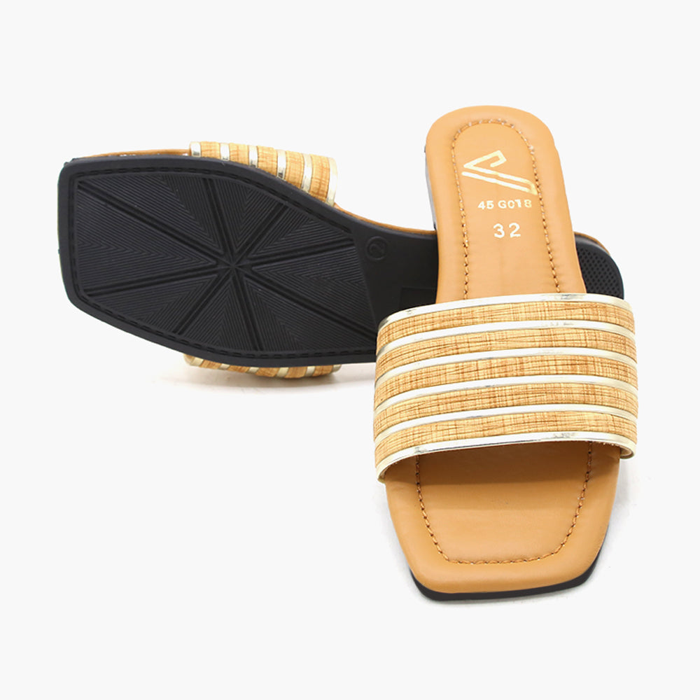 Girls Slipper - Yellow, Girls Slippers, Chase Value, Chase Value