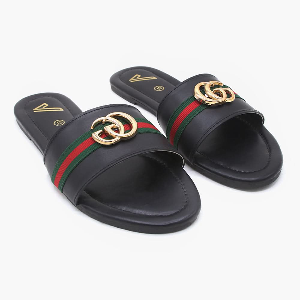Women's Slipper - Black, Women Slippers, Chase Value, Chase Value