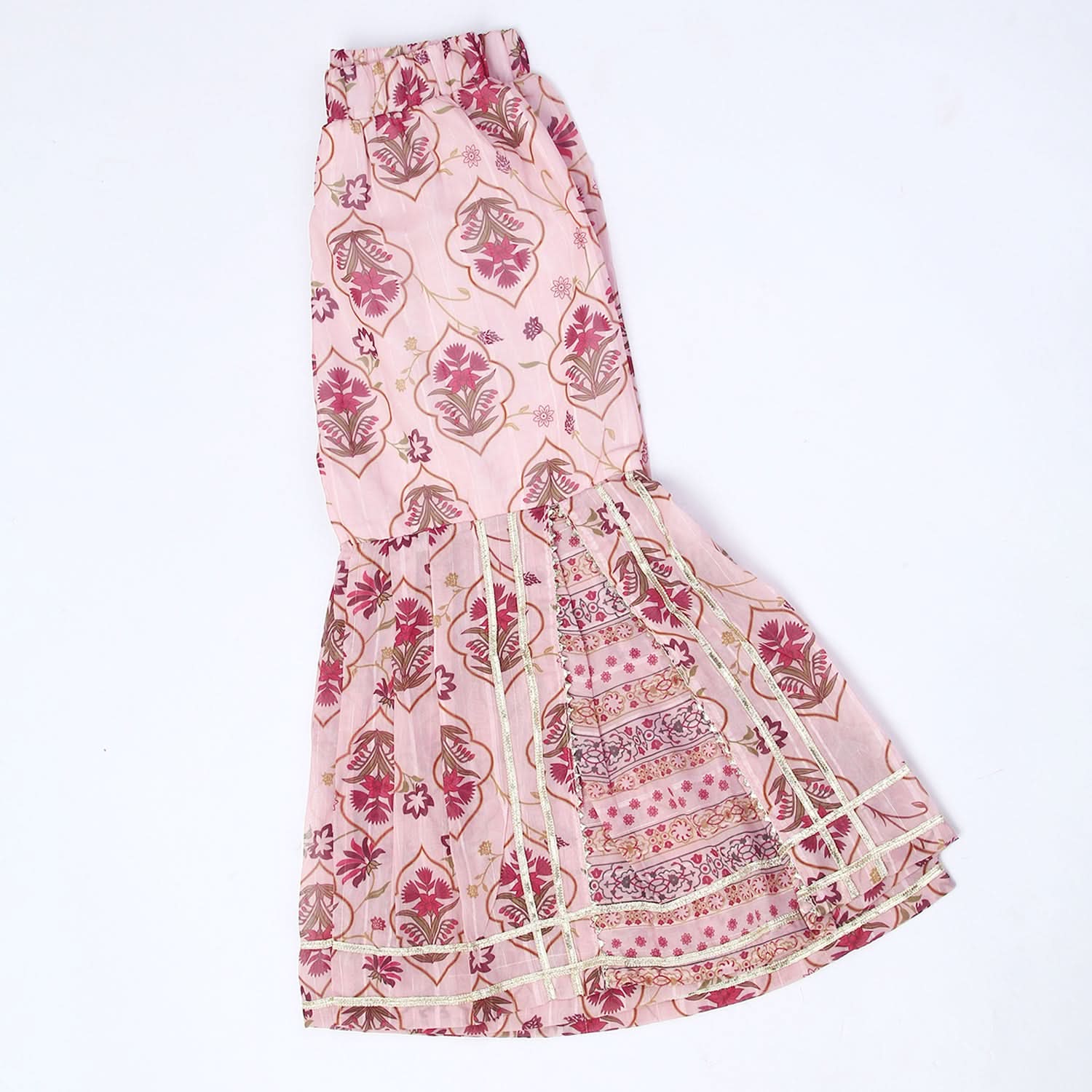 Girls 2Pcs Shalwar Suit - Peach, Girls Shalwar Kameez, Chase Value, Chase Value