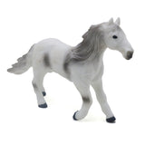 Horse With Sound Hand Card - Grey & White, Animal Toys, Chase Value, Chase Value