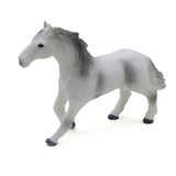 Horse With Sound Hand Card - Grey & White, Animal Toys, Chase Value, Chase Value