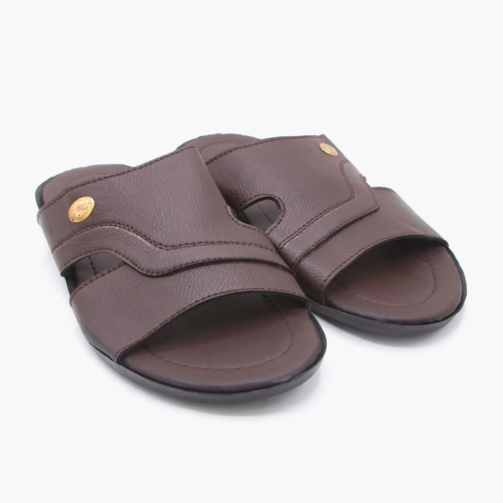 Men's Slipper - Brown, Men's Slippers, Chase Value, Chase Value