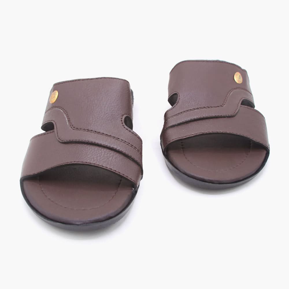 Men's Slipper - Brown, Men's Slippers, Chase Value, Chase Value