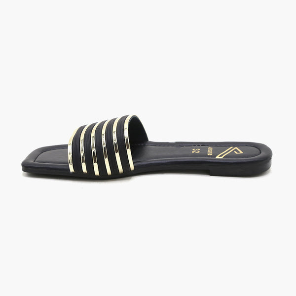 Girls Slipper - Black