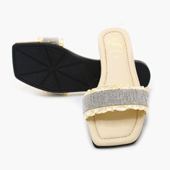 Girls Slipper - Fawn