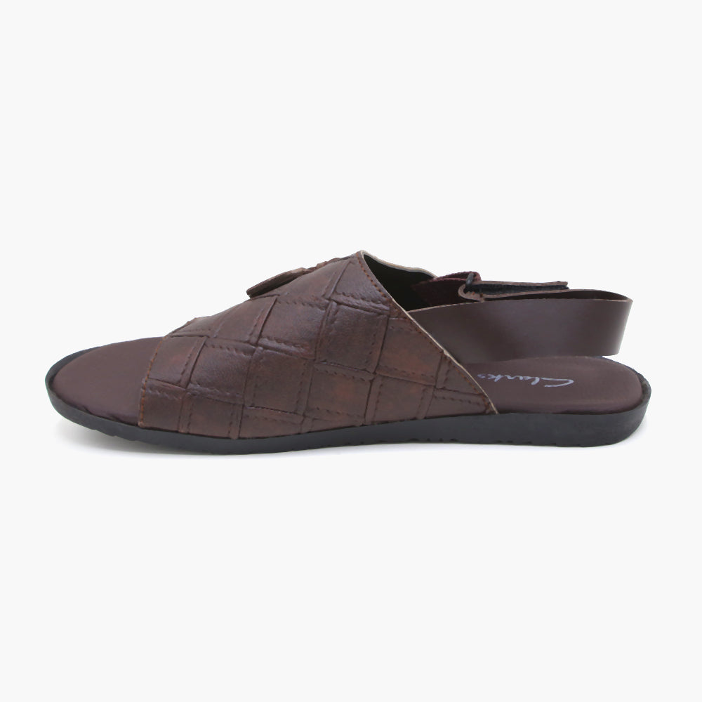Men's Slipper - Brown, Men's Slippers, Chase Value, Chase Value