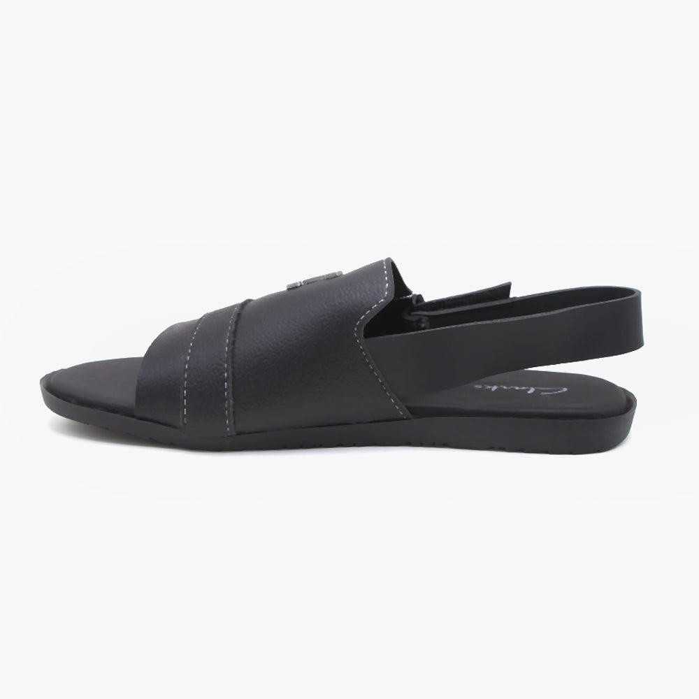 Men's Slipper - Black, Men's Slippers, Chase Value, Chase Value