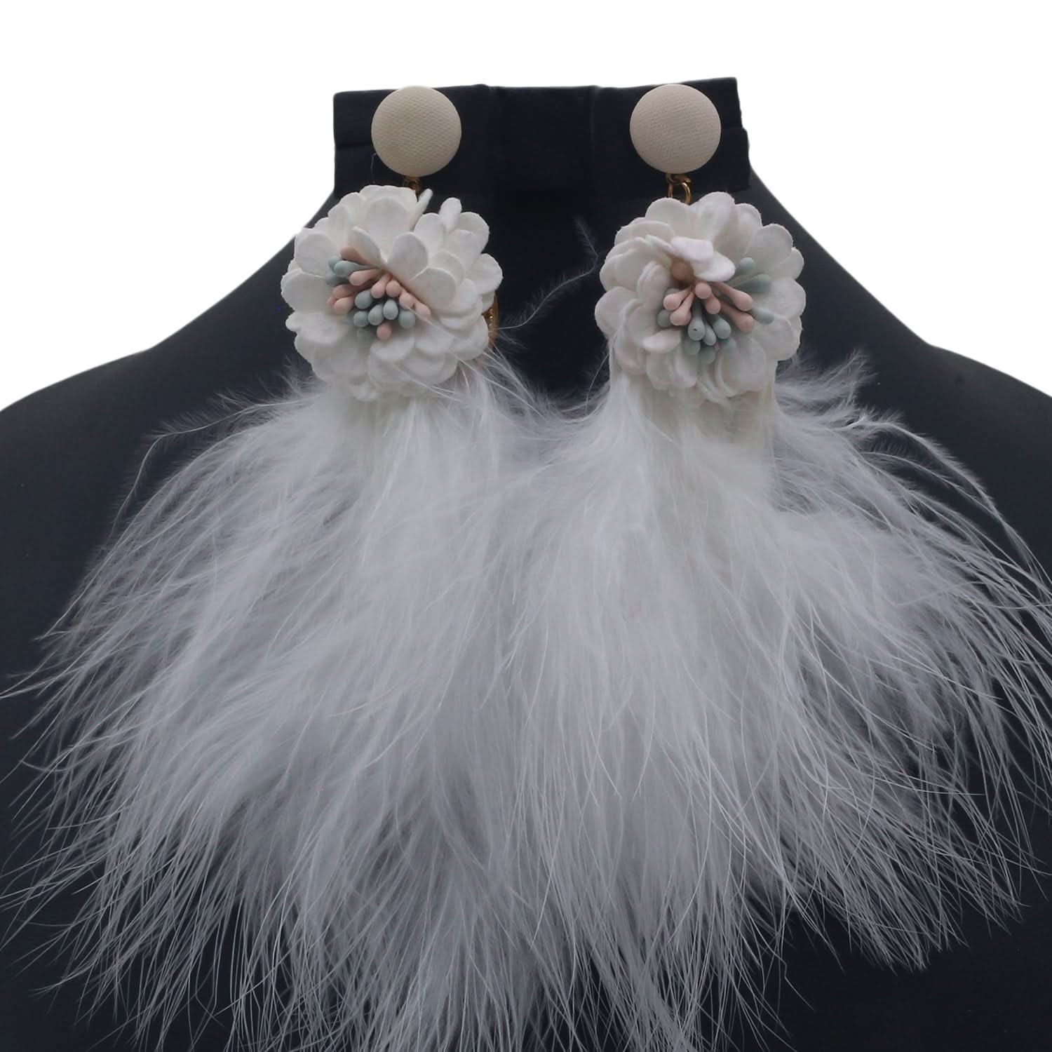 Long Earrings - White, Women Earrings & Tops, Chase Value, Chase Value