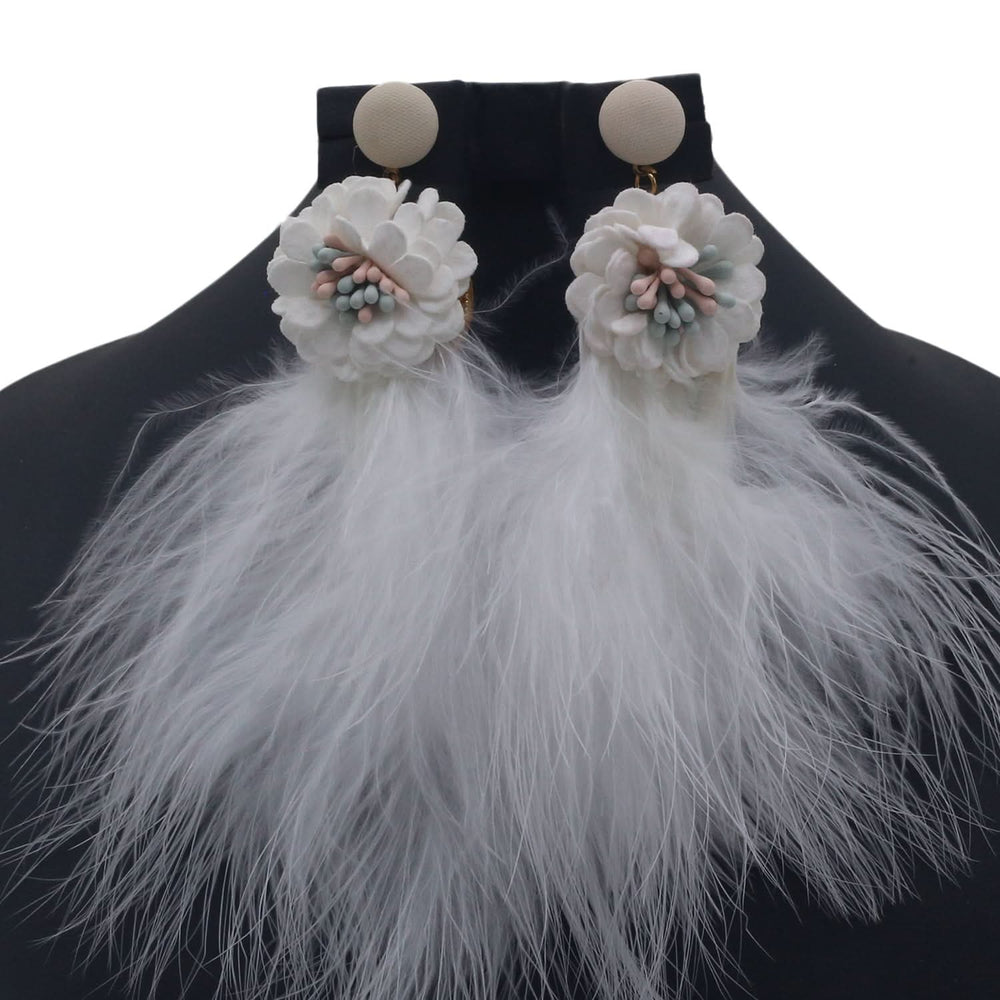 Long Earrings - White, Women Earrings & Tops, Chase Value, Chase Value