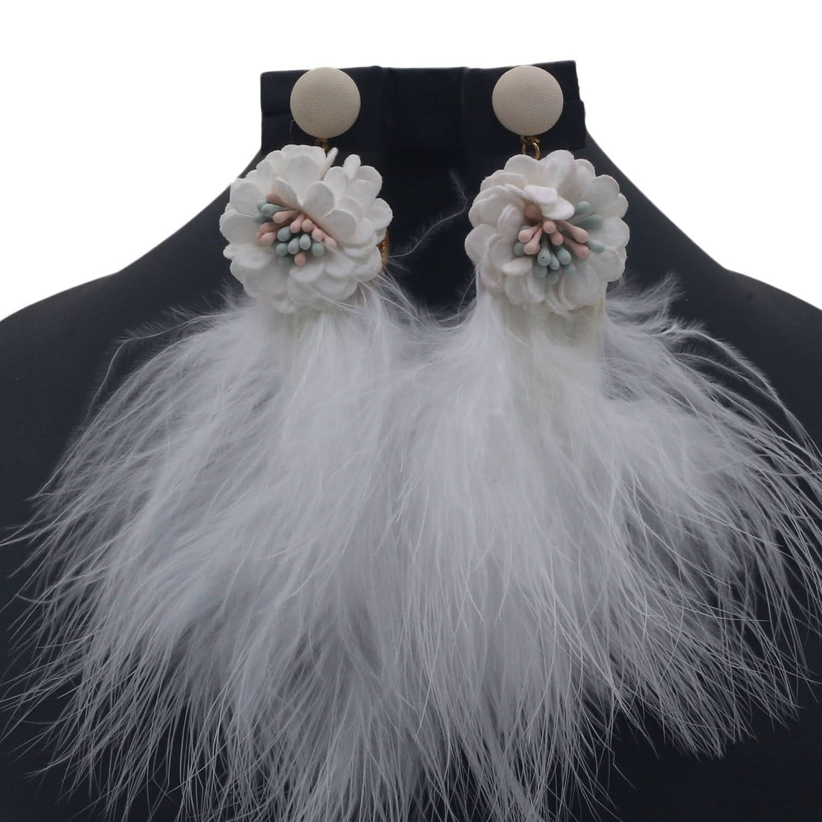 Long Earrings - White, Women Earrings & Tops, Chase Value, Chase Value