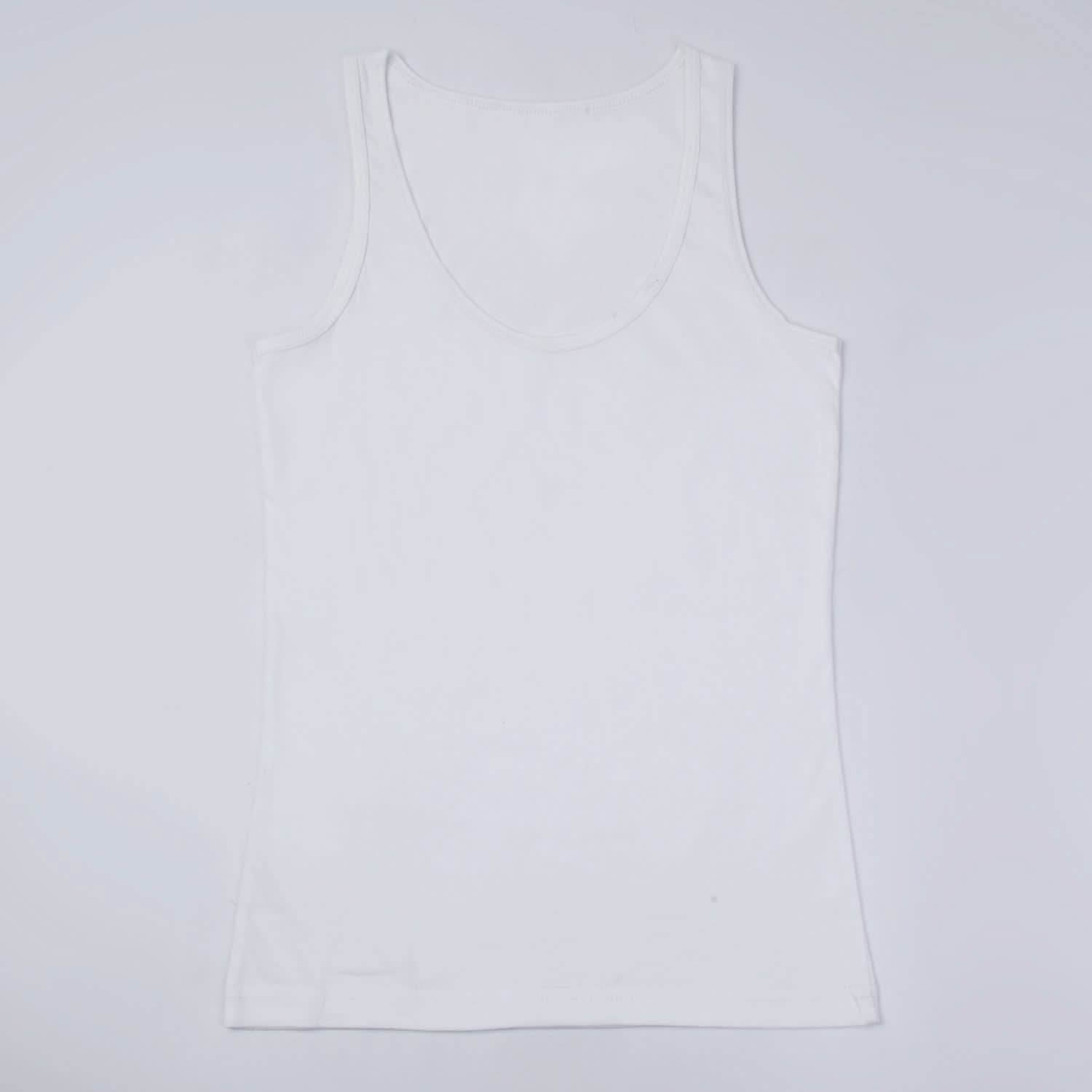 Girls Camisole Wide Strap-White, Girls Shameez Camisole & Biddies, Chase Value, Chase Value
