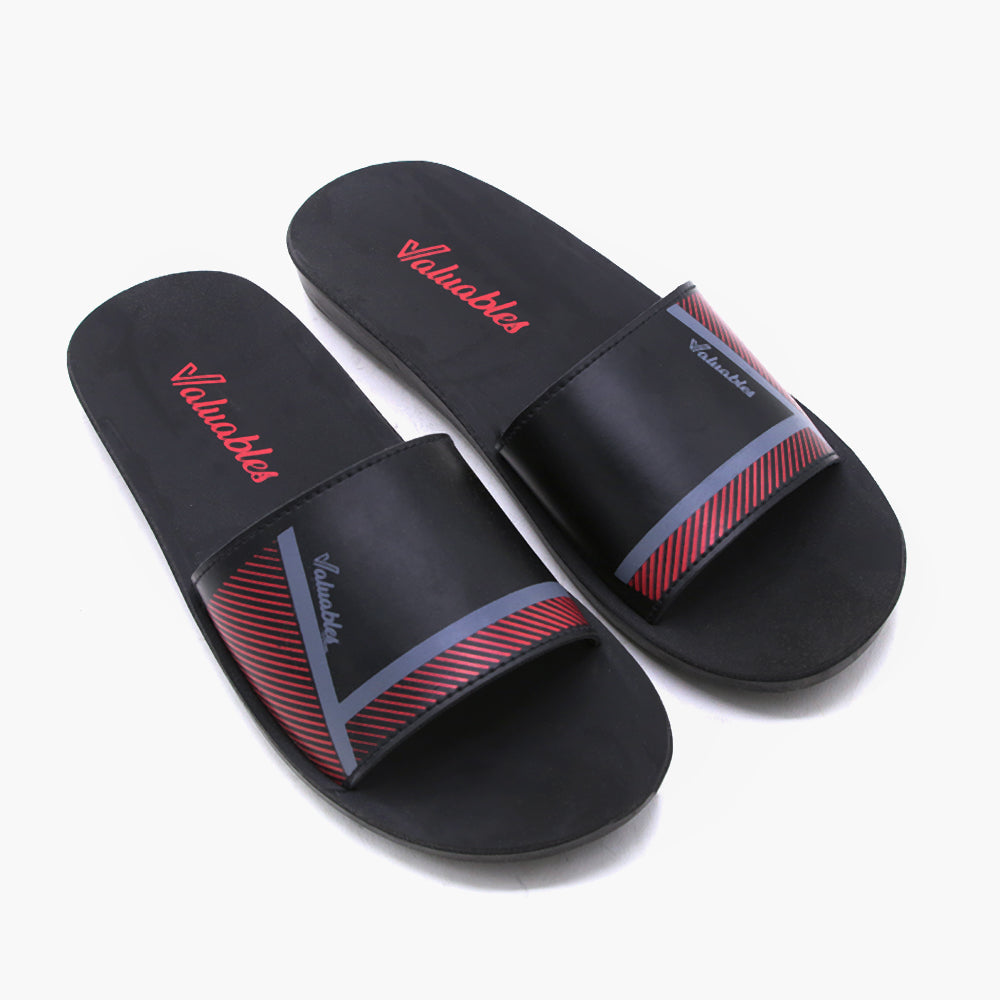 Men's Sliders - Black, Men's Slippers, Chase Value, Chase Value