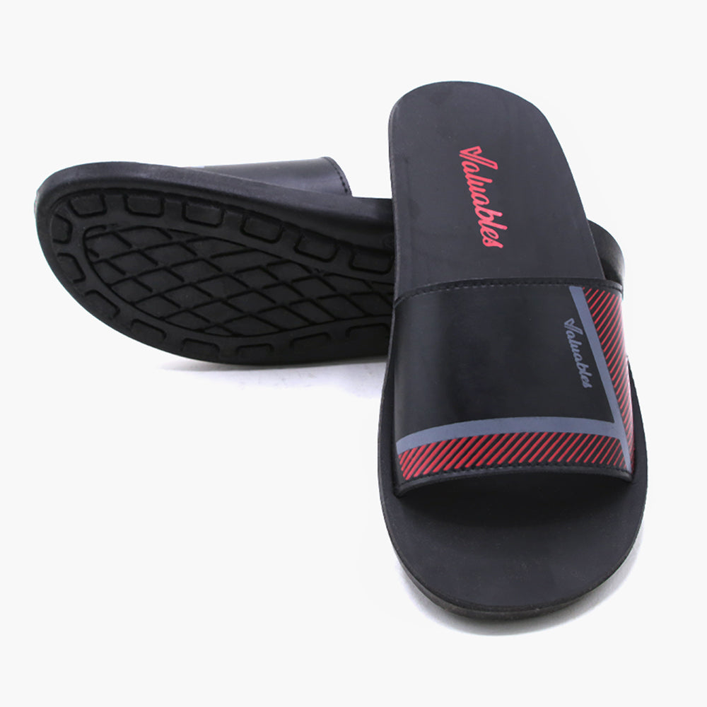 Men's Sliders - Black, Men's Slippers, Chase Value, Chase Value