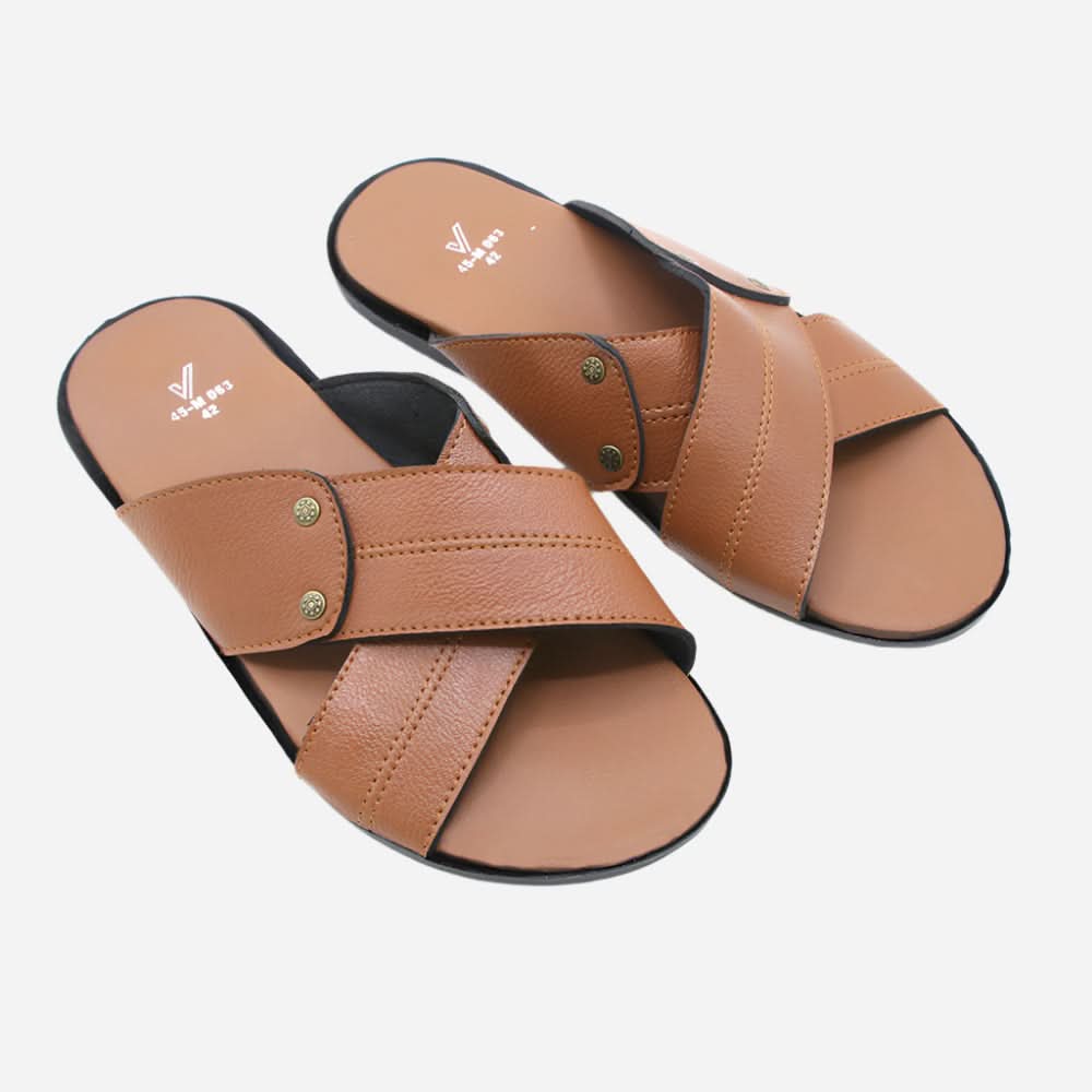 Men's Slipper - Mustard, Men's Slippers, Chase Value, Chase Value