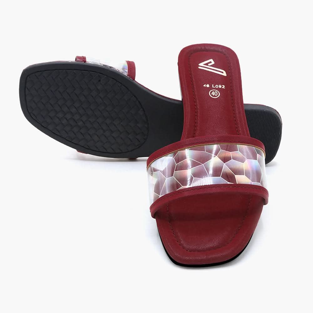 Women's Slipper - Maroon, Women Slippers, Chase Value, Chase Value
