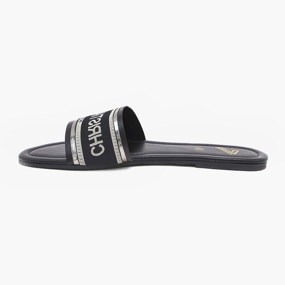Women's Slipper - Black, Women Slippers, Chase Value, Chase Value