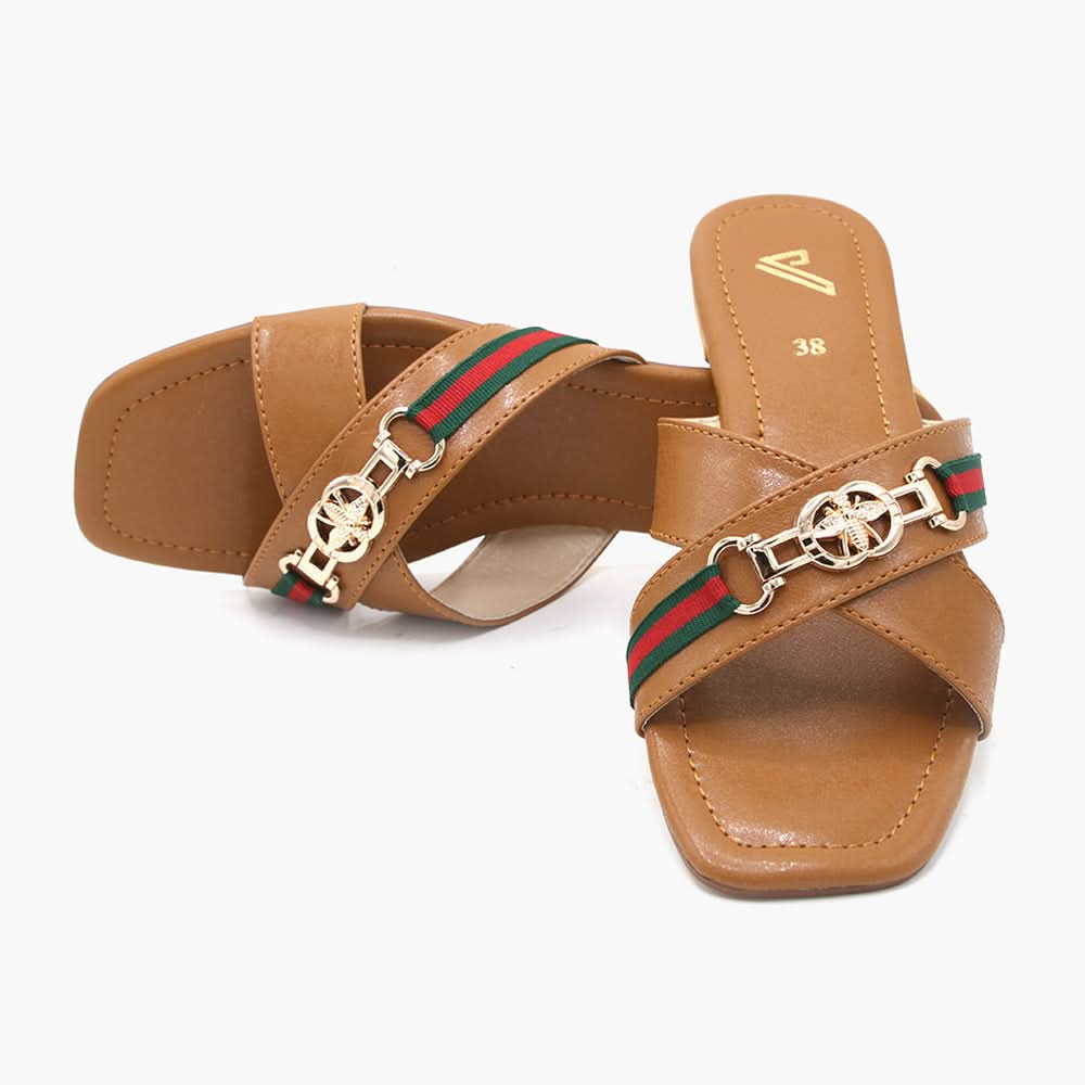 Women's Slipper - Mustard, Women Slippers, Chase Value, Chase Value
