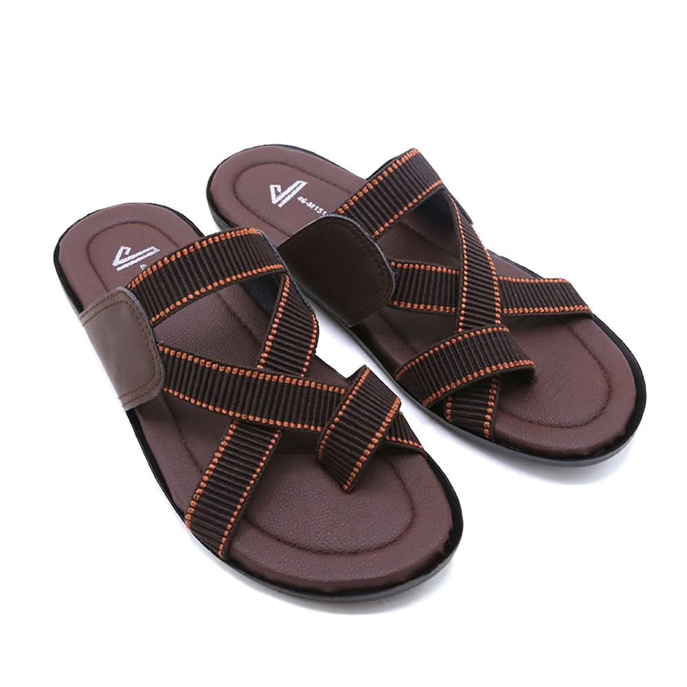 Men's Slipper - Brown, Men's Slippers, Chase Value, Chase Value