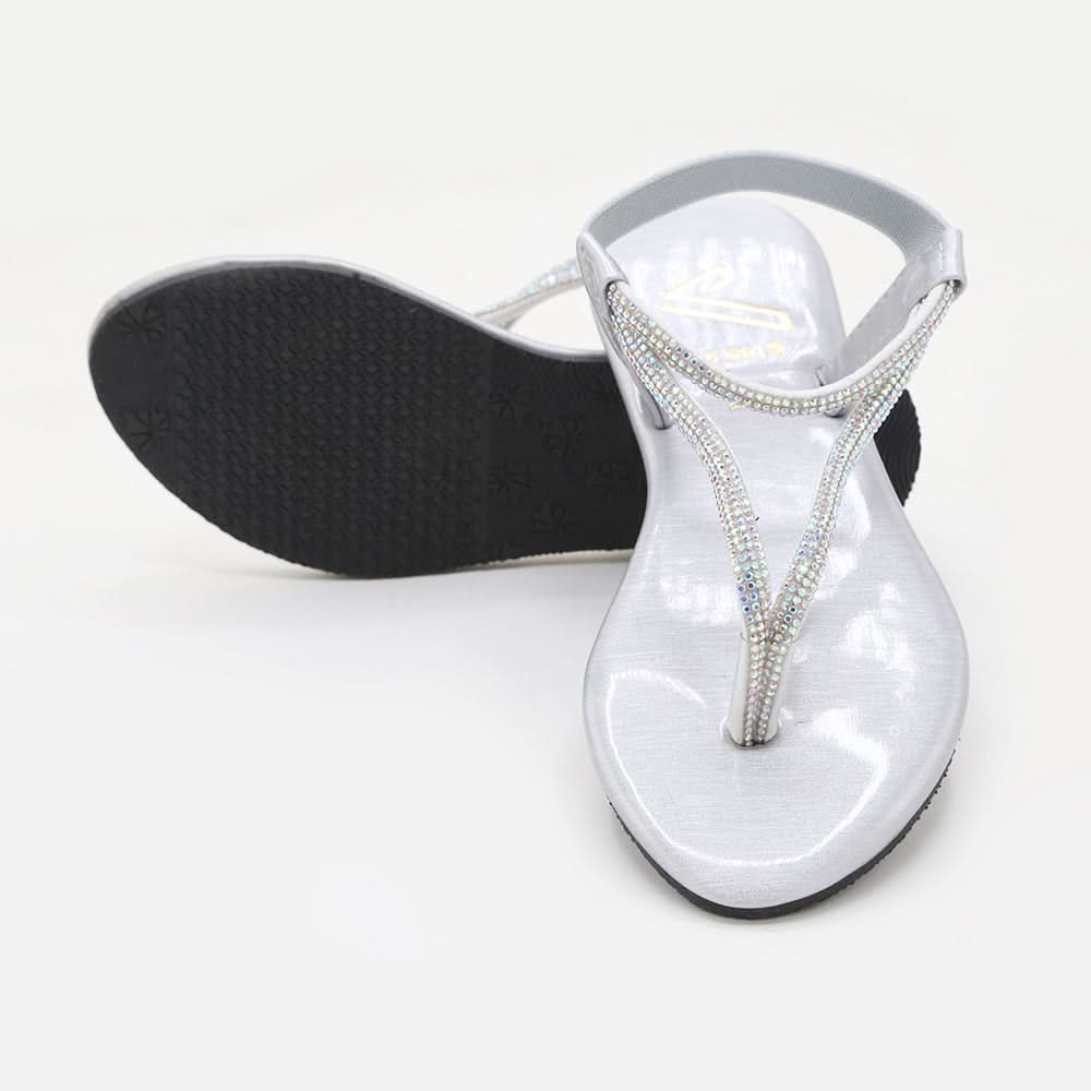 Girls Sandal - Silver, Girls Sandals, Chase Value, Chase Value