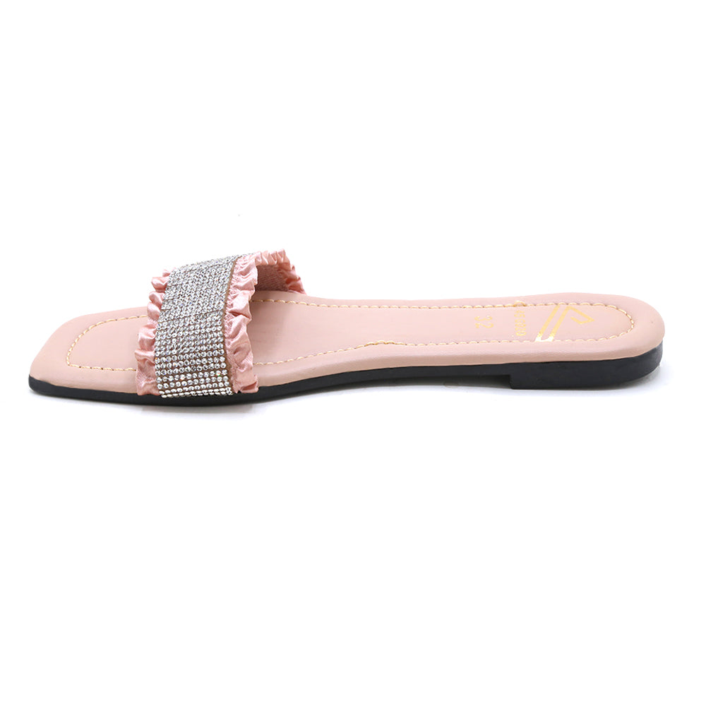 Girls Slipper - Peach, Girls Slippers, Chase Value, Chase Value