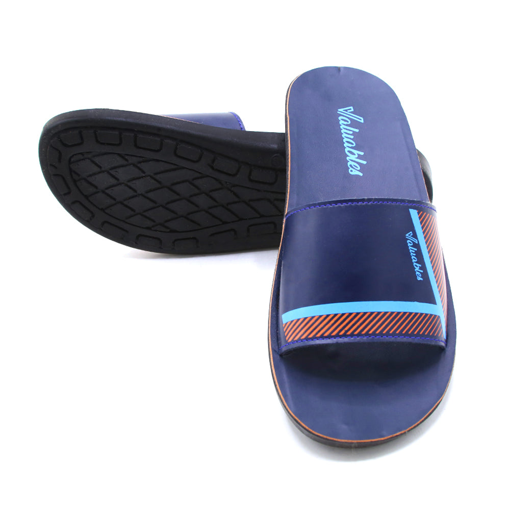 Men's Sliders - Blue, Men's Slippers, Chase Value, Chase Value