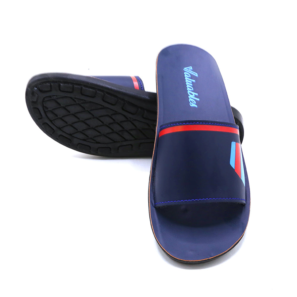 Men's Sliders - Blue, Men's Slippers, Chase Value, Chase Value