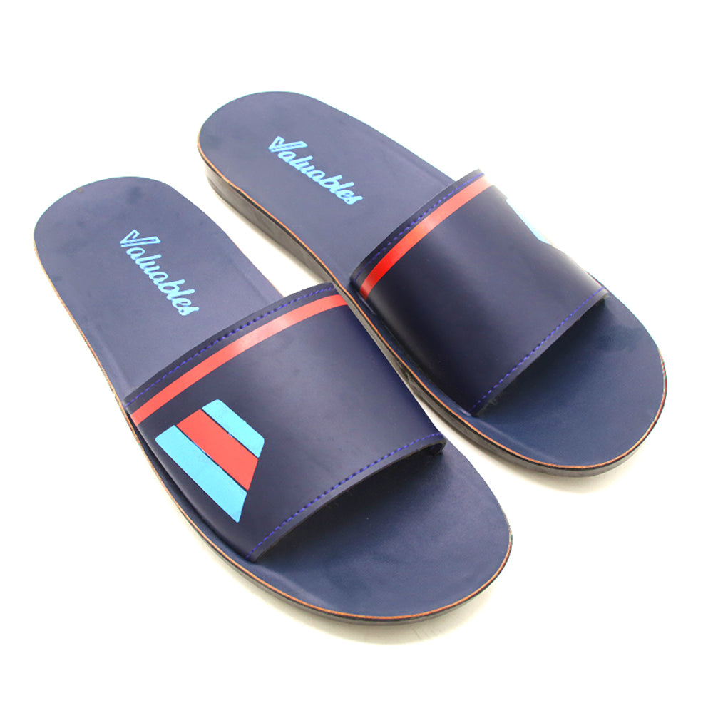 Men's Sliders - Blue, Men's Slippers, Chase Value, Chase Value
