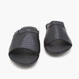 Men's Slipper - Black, Men's Slippers, Chase Value, Chase Value