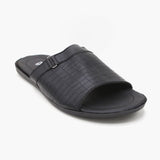 Men's Slipper - Black, Men's Slippers, Chase Value, Chase Value