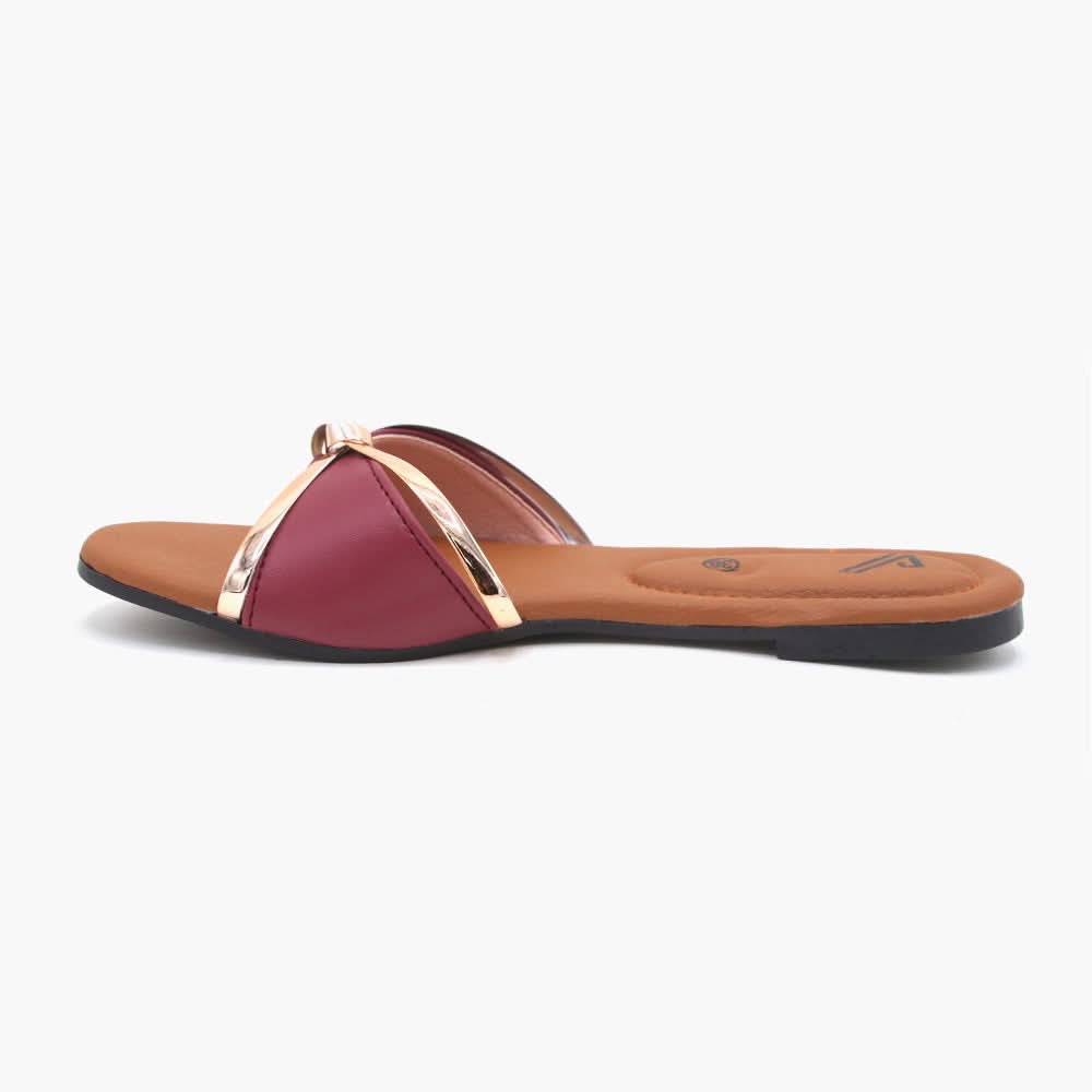 Women's Slipper - Maroon, Women Slippers, Chase Value, Chase Value