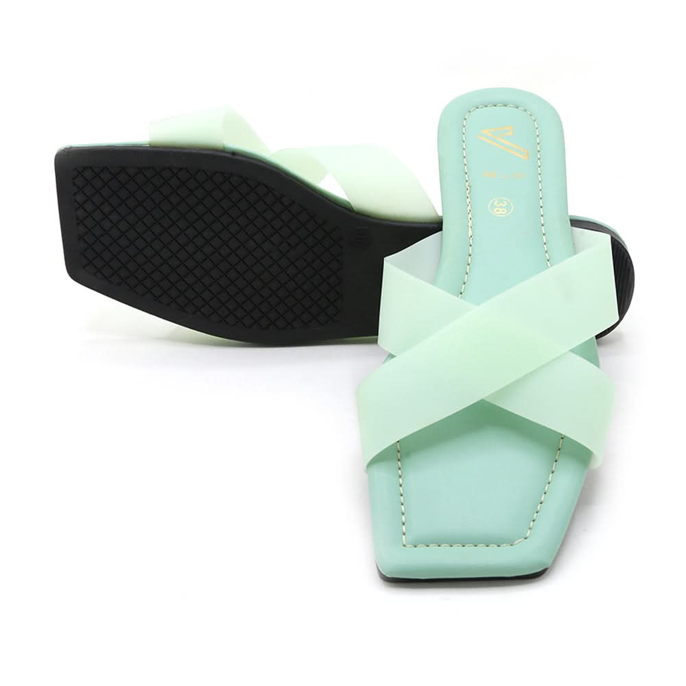 Women's Slipper - Green, Women Slippers, Chase Value, Chase Value