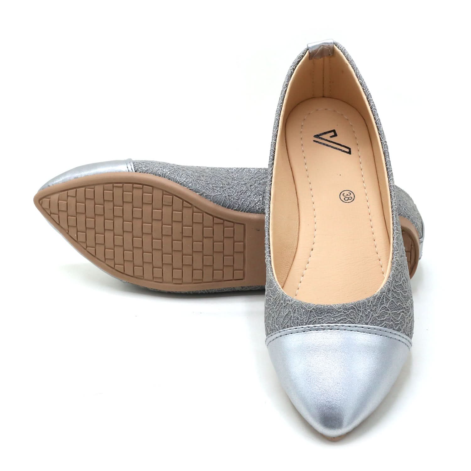 Women's Pump - Grey, Women Pumps, Chase Value, Chase Value
