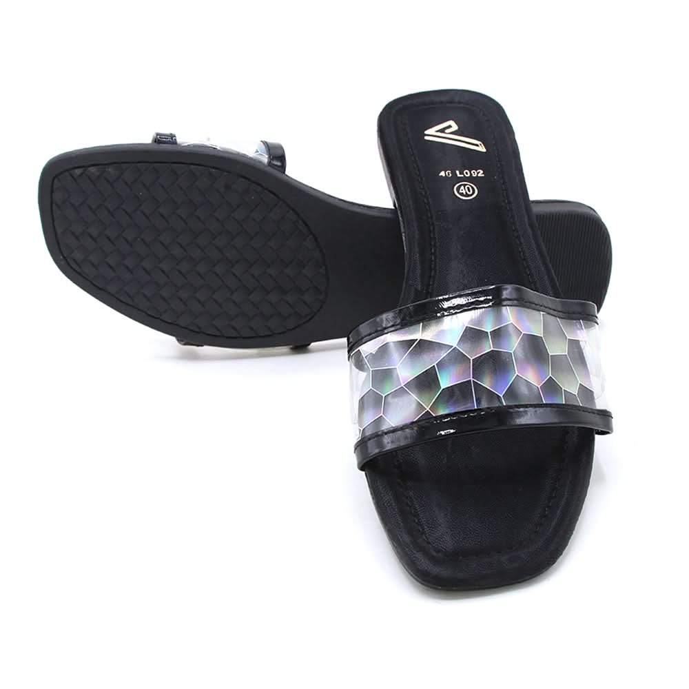 Women's Slipper - Black, Women Slippers, Chase Value, Chase Value