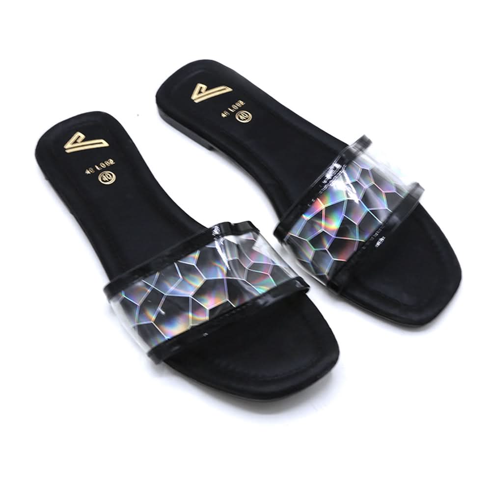 Women's Slipper - Black, Women Slippers, Chase Value, Chase Value