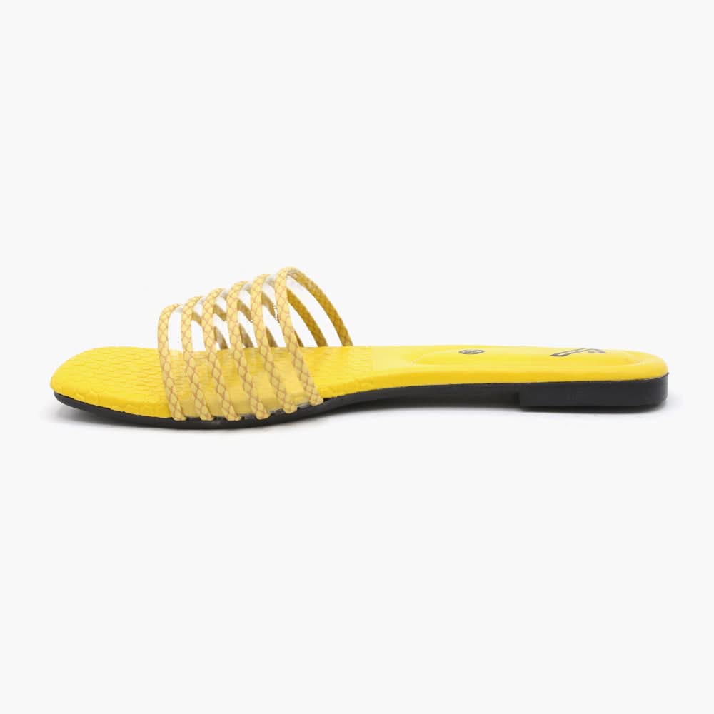 Women's Slipper - Yellow, Women Slippers, Chase Value, Chase Value