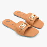 Women's Slipper - Mustard, Women Slippers, Chase Value, Chase Value