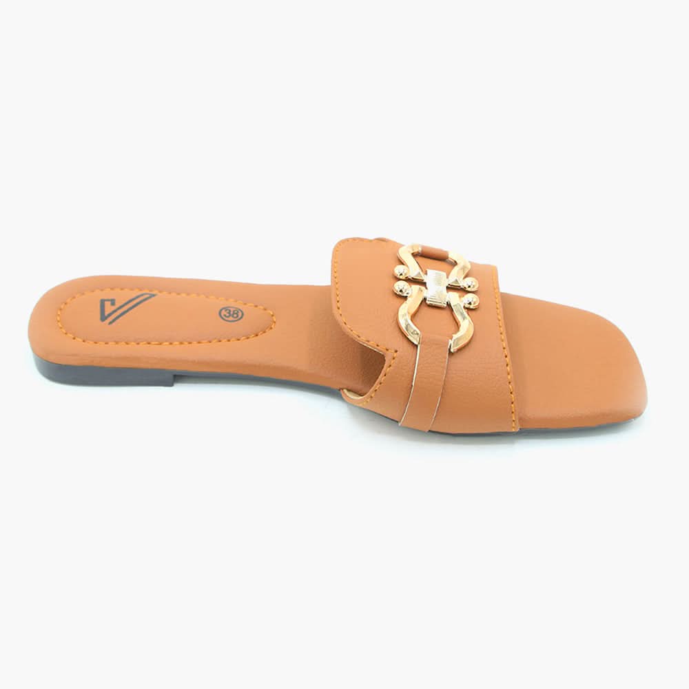 Women's Slipper - Mustard, Women Slippers, Chase Value, Chase Value