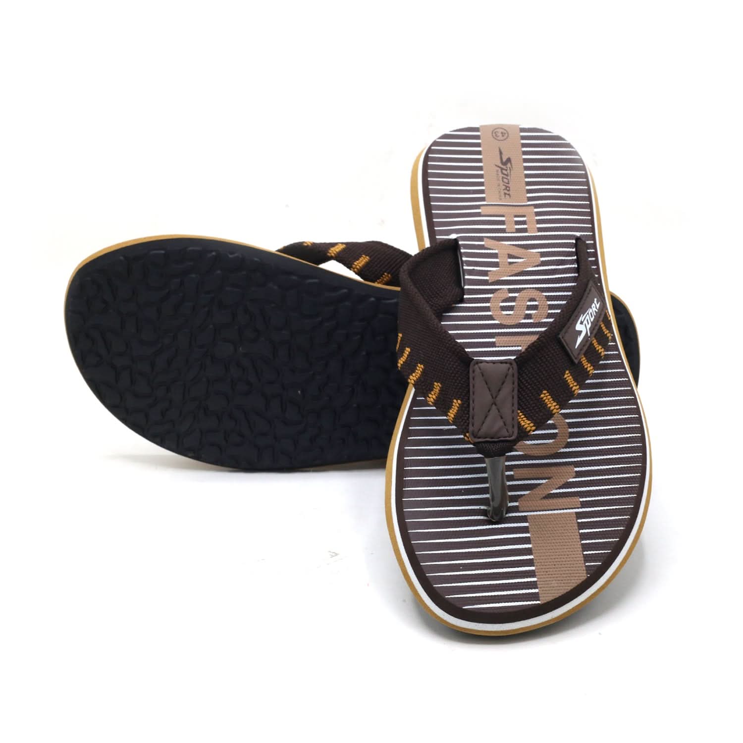 Men's Flip Flop - Brown, Men's Slippers, Chase Value, Chase Value