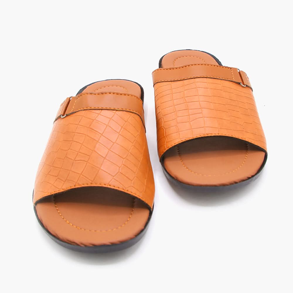 Men's Slipper - Mustard, Men's Slippers, Chase Value, Chase Value