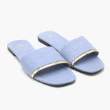 Women's Slipper - Light Blue, Women Slippers, Chase Value, Chase Value
