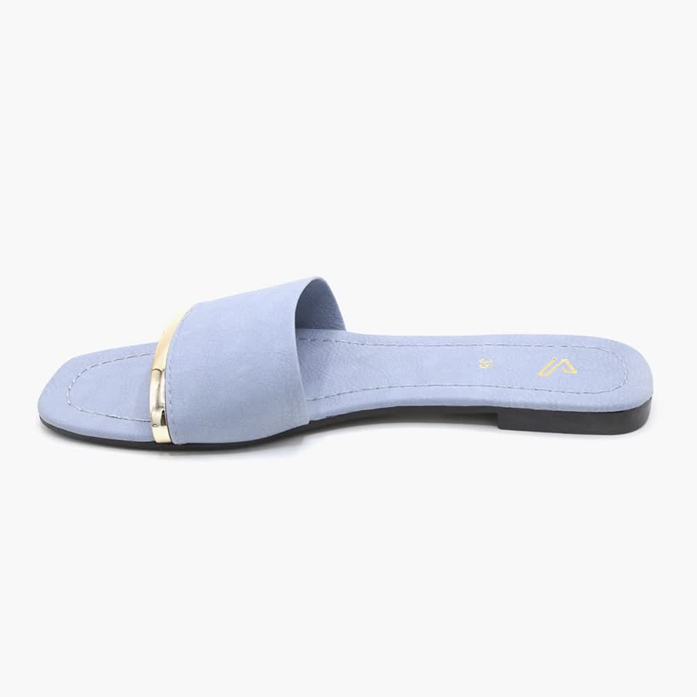 Women's Slipper - Light Blue, Women Slippers, Chase Value, Chase Value