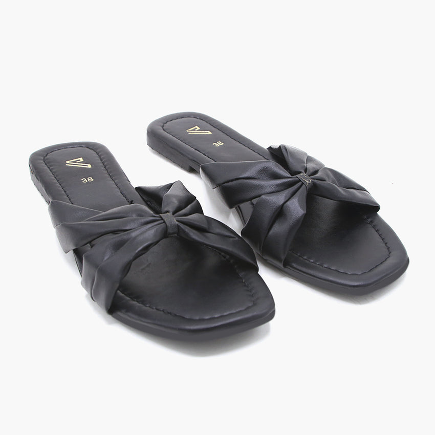 Women's Slipper - Black, Women Slippers, Chase Value, Chase Value