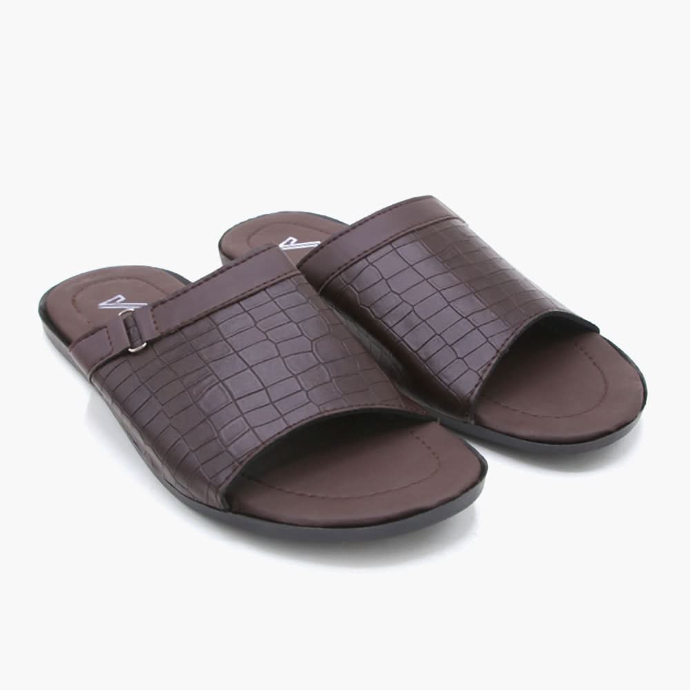 Men's Slipper - Brown, Men's Slippers, Chase Value, Chase Value