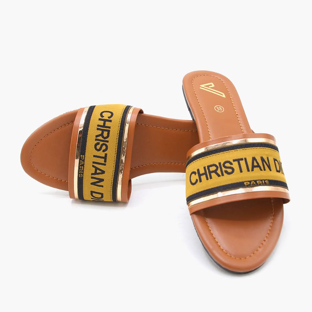 Women's Slipper - Mustard, Women Slippers, Chase Value, Chase Value